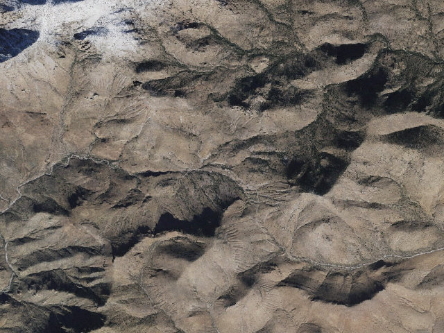 Aerial image of Safford-Morenci Trail
