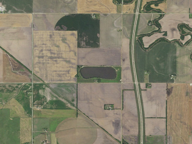 Aerial image of Saline State Fishing Lake