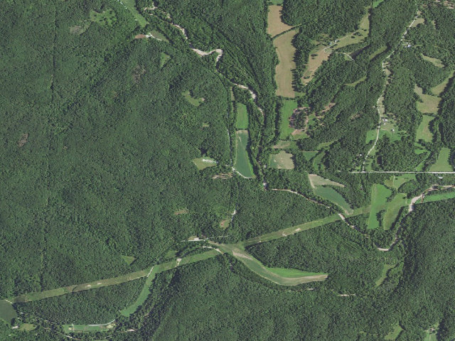 Aerial image of Saline Valley Conservation Area