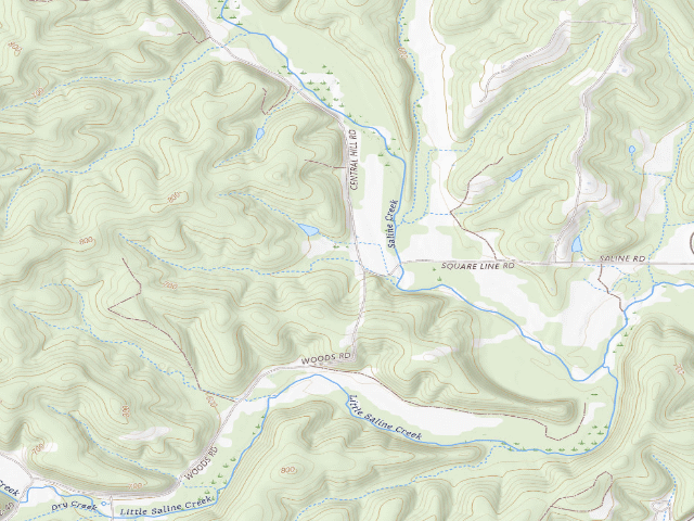 USGS topographic map of Saline Valley Conservation Area