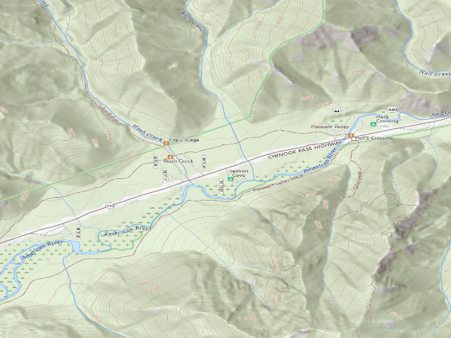USGS topographic map of Salmon Cove
