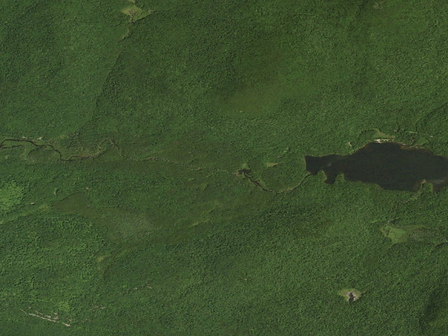 Aerial image of Salmon River Tentsites [DEC #3980] (Blue Mountain Wild Forest)