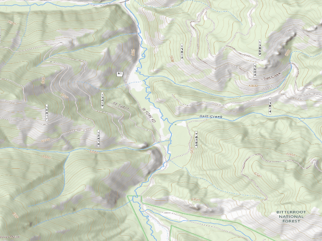 USGS topographic map of Salt Ck-01