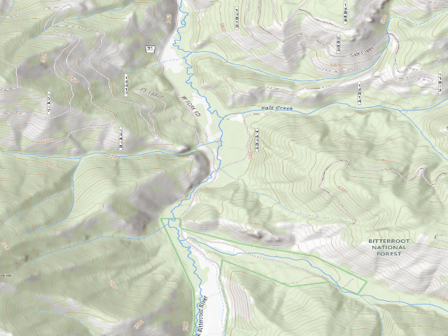 USGS topographic map of Salt Ck-04A