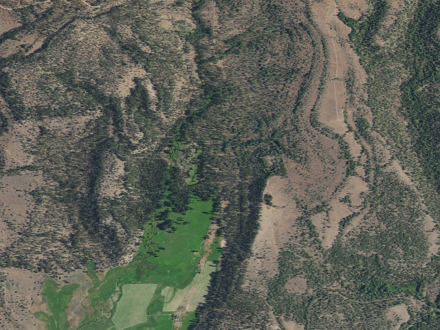Aerial image of Salter'S Cabin