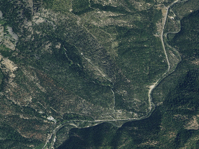 Aerial image of Sam Billings Memorial Campground