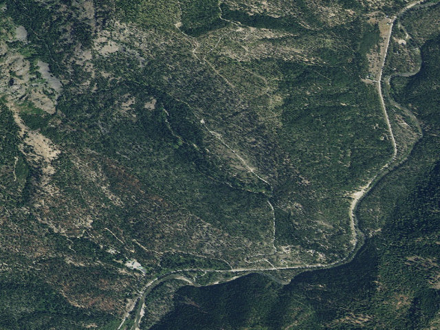 Aerial image of Sam Billings Memorial Campground