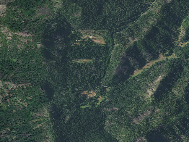 Aerial image of Sam Brown Horse Camp