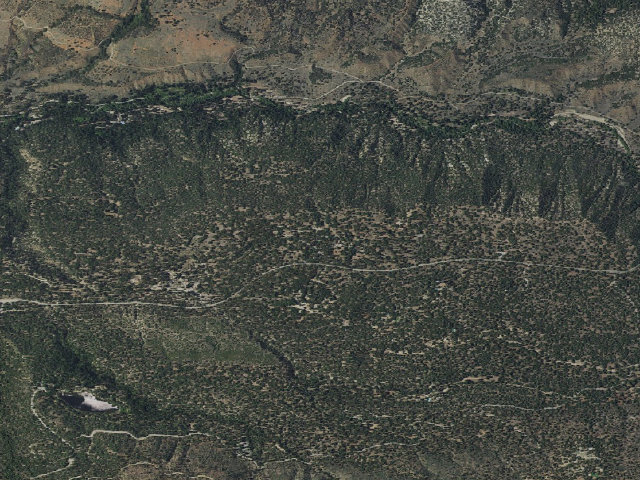 Aerial image of San Gorgonio Campground