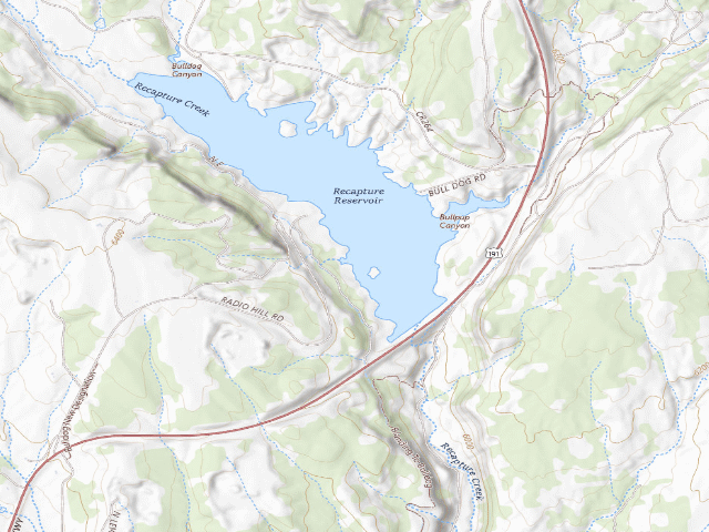 USGS topographic map of San Juan County