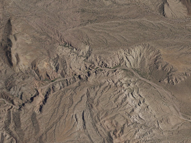 Aerial image of San Lorenzo Canyon