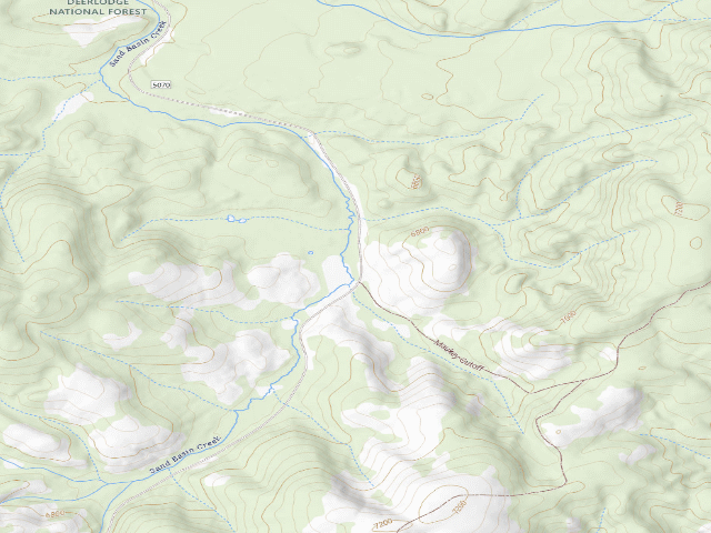 USGS topographic map of Sand Basin 07A