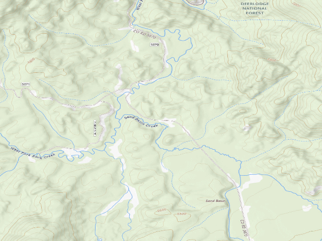 USGS topographic map of Sand Basin 33