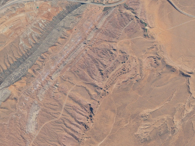 Aerial image of Sand Mountain Pipeline Designated Dispersed Camping Area