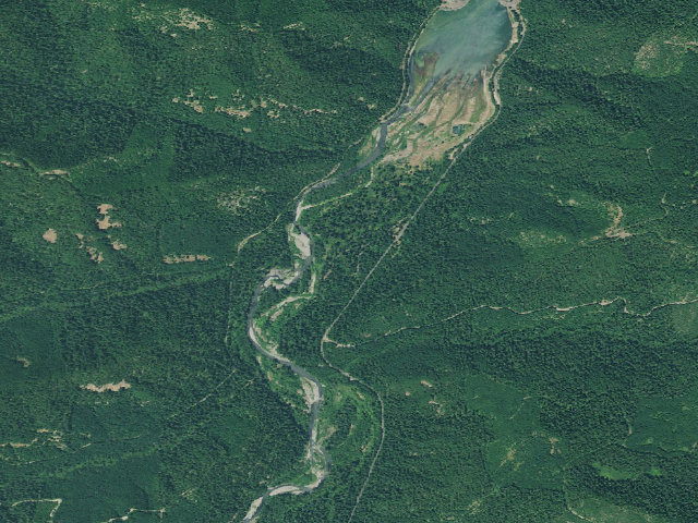 Aerial image of Sand Prairie Campground
