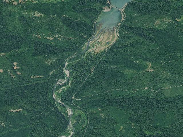 Aerial image of Sand Prairie Campground