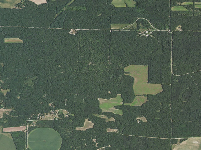 Aerial image of Sand Ridge State Forest - Backcountry Site 10