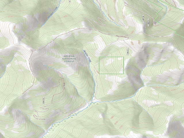 USGS topographic map of Sandbar Creek 002