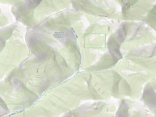 USGS topographic map of Sandbar Crk-Rd 4090-006