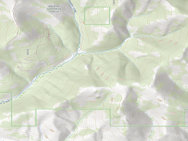 USGS topographic map of Sandbar Crk-Rd 4090-007
