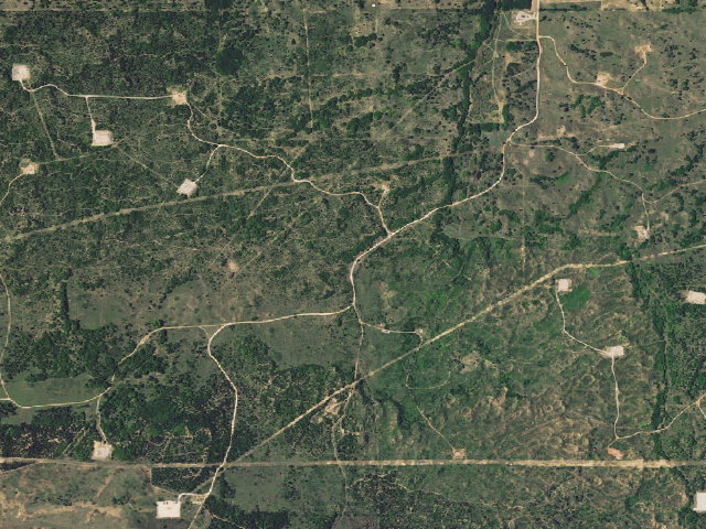Aerial image of Sandhills Campground (Sandhills WMA)