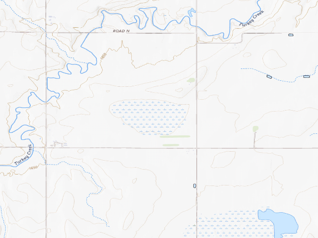 USGS topographic map of Sandpiper WMA