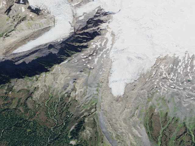 Aerial image of Sandy Camp