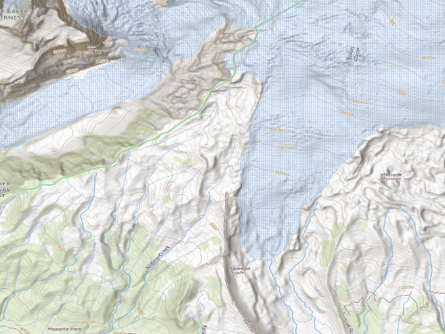 USGS topographic map of Sandy Camp