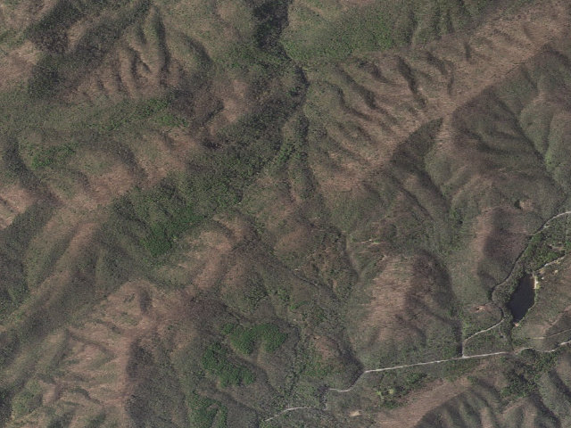 Aerial image of Sandy Flats Iron Mountain Camping Area