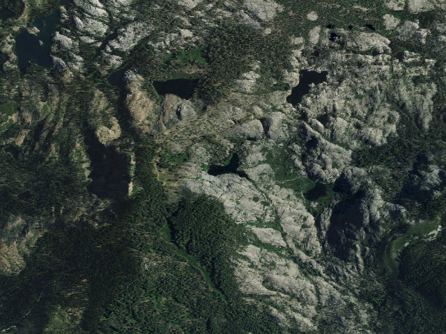 Aerial image of Sanford Lake