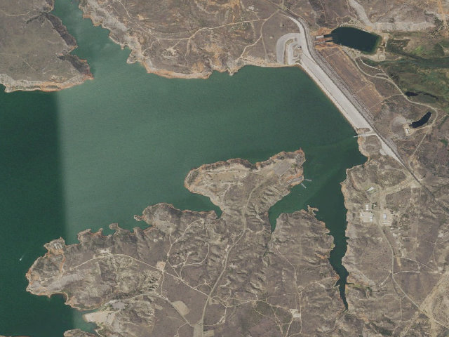 Aerial image of Sanford-Yake Campground