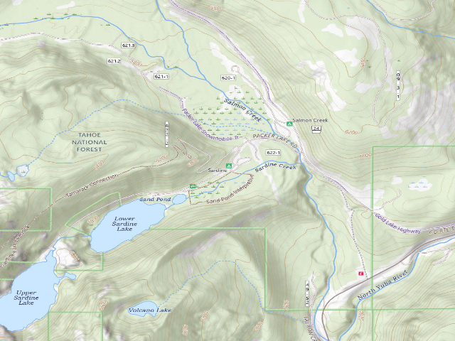 USGS topographic map of Sardine