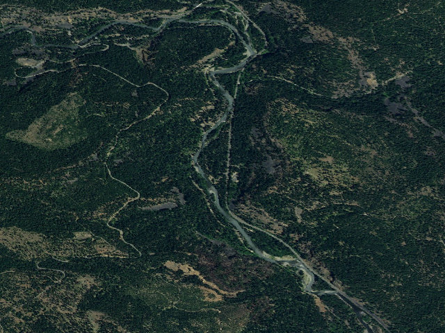 Aerial image of Sawmill Flat