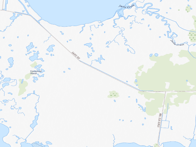 USGS topographic map of Saxis WMA