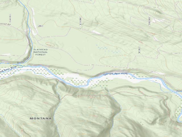 USGS topographic map of Sb River Overlook#2
