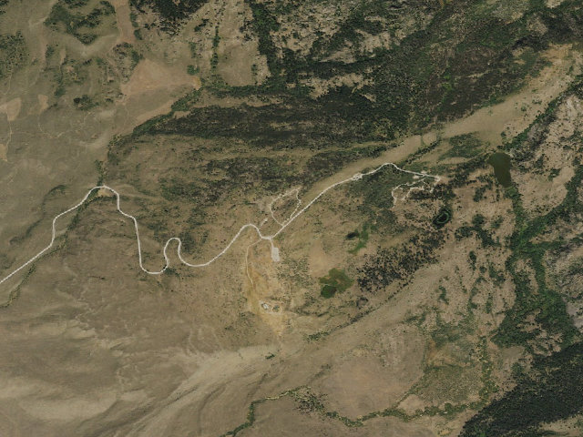 Aerial image of Scab Creek Large Vehicle Campground