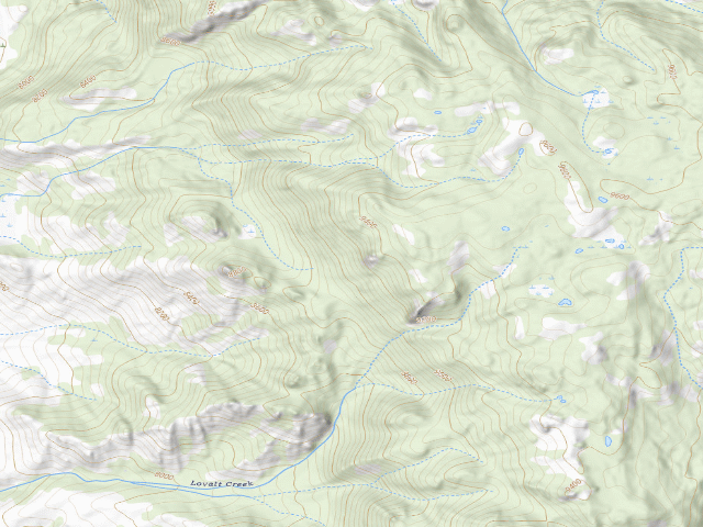 USGS topographic map of Scab Creek Primitive Area