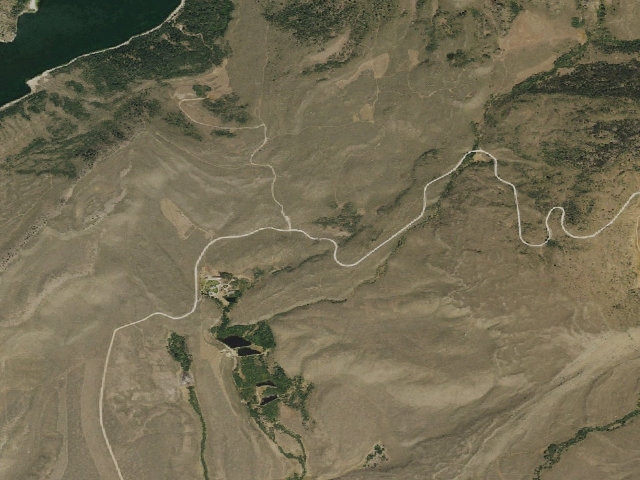 Aerial image of Scab Creek Recreation Area