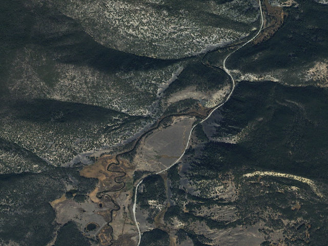 Aerial image of Scabby Bark