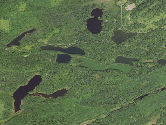 Aerial image of Scarp Lake Site #1