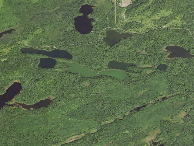 Aerial image of Scarp Lake Site #2