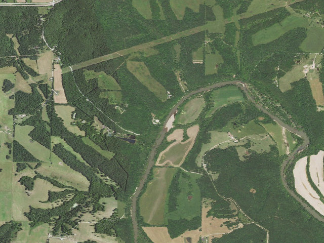Aerial image of Schlicht Springs Access