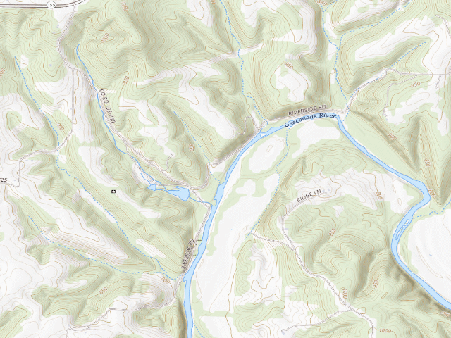 USGS topographic map of Schlicht Springs Access