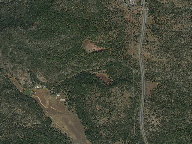Aerial image of Schnebly Hill Road Dispersed