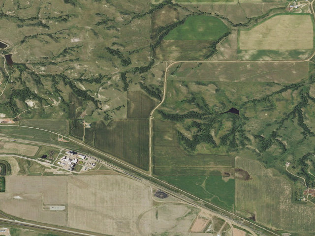 Aerial image of Schnell Ranch Recreation Area