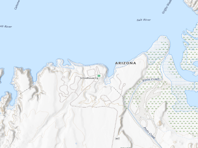 USGS topographic map of Schoolhouse Cg
