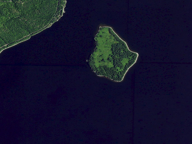 Aerial image of Schuyler #3 [DEC #12608] (Schuyler Island Primitive Area)