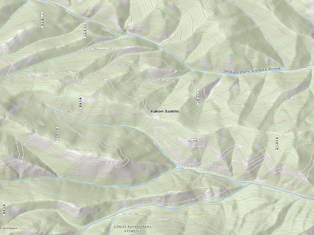 USGS topographic map of Schwartz Creek / Miller