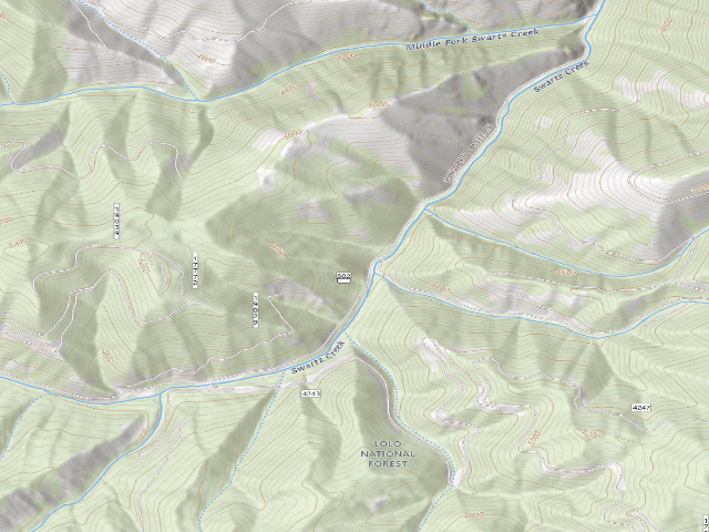 USGS topographic map of Schwartz Creek