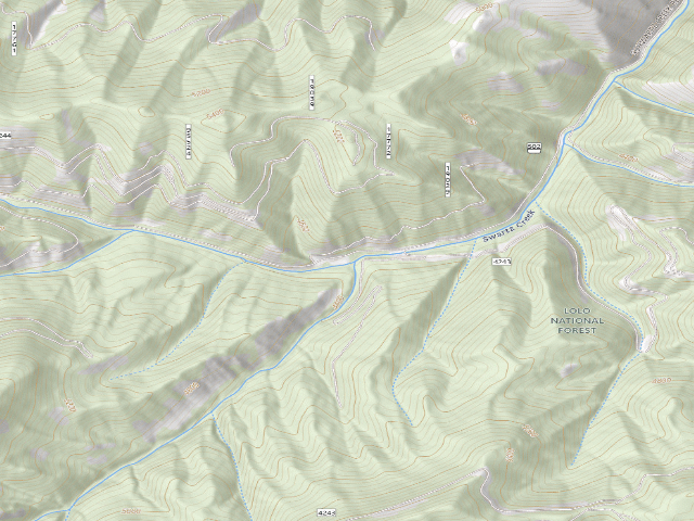 USGS topographic map of Schwartz Creek - Off Road